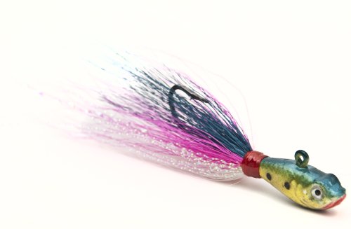 Hurricane 3D Eye Bucktail Jig (Bunker, 3 oz.)