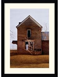 Home: Window to the past by Dean Mitchell Framed - Amanti Art