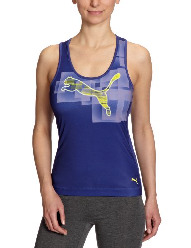PUMA Damen Tank Top Essential Graphic, navy blue, M, 507631 05 Preisvergleich