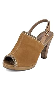 Footglove™ Fashion Suede Stiletto Heel Slingback Shoes