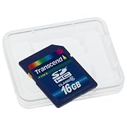 Transcend 16 GB SDHC SD Class 6 Flash Memory Card TS16GSDHC6E [Amazon Frustration-Free Packaging]