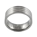 Titanium and Sterling Silver Ring