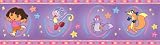 Decofun, Dora Wall Paper Border, Self Adhesive, 7 Inch