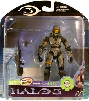 Halo 3 Mcfarlane Toys Series 2 Exclusive Action Figure Spartan ODST (Steel)