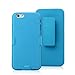 iXCC Ascend Series Slim Hard PC Shell Slidable Cover with Built in Kickstand and Holster Clip Swivel for iPhone 6 - Blue
