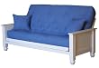 Big Tree Furniture Casablanca Full Size Futon Sofa Sleeper Set with 2 Matching Pillows