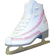 American Athletic Women's Pink And White Speckled Ice Skate