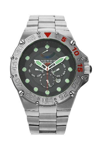 Android Divemaster Enforcer Automatic Stainless Steel Bracelet Watch