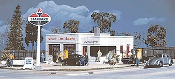 Walthers Cornerstone Series Kit HO Scale Al's Victory Service Station