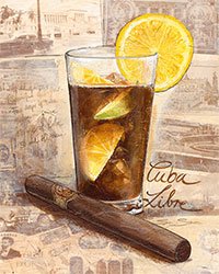 Eurographics SSV1134 S. Svenson, Cuba Libre, 18 x 24 cm, hochwertiger Kunstdruck Preisvergleich
