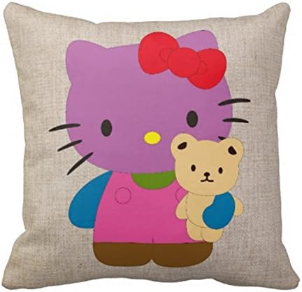 Home Sofa Chair Decorative Rectangular Print Pillow Case Zippered Back Cushion Cover