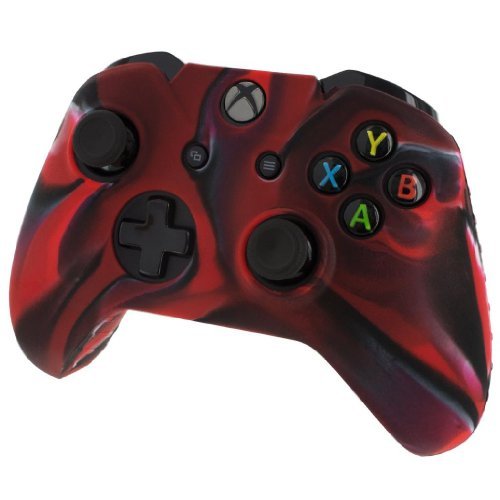 Silicone Skin Protective Cover for XBOX One Controller [Camouflage Red]