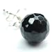 Sterling Silver and Onyx Ball Single Stud Earring