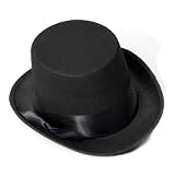 Steampunk Black Bell Topper Hat