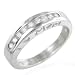 Sterling Silver I LOVE MOM Stack Ring - size 7