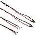 Megger 242005-7 Duplex Test Lead with Silver Plated Kelvin Clips for Digital Low Resistance Ohmmeters, 7' Length