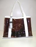 Versace Handbags Medusa Clear Brown DBFB029 - BELOW INVOICE