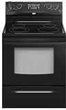 Review Whirlpool  / Whirlpool RF265LXTB 30'' Freestanding Smoothtop Electric Range with 4 Radiant Elements, Balanced Bak