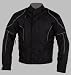Waterproof Motorcycle Bike Short Jacket Black Sizes M to 3XL