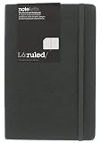 Letts Noteletts L6NRBK Universelles Notizbuch (fein liniert, Format L6)