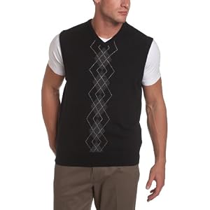 Geoffrey Beene Men's Puzzle Argyle Sweater Vest