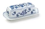 Japan Blue Danube Butter Dish Cov'D 1/4 Lb.