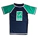 Oakiwear Kids' Rash Guard Short Sleeve UPF 50+ Sun Shirt