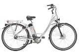 Ruhrwerk Damen E-Bike Pedelec 24V Einrohr, 7-Gang SRAM R�cktrittbremsnabe, alu-silber, Rahmenh�he: 45 cm, Reifengr��e: 28 Zoll (71,1 cm)
