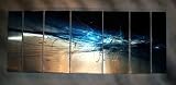Metal Wall Art! Handsanded Wall Decor for Modern Settings.