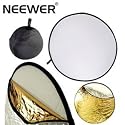 NEEWER® 32" (80cm) Collapsible / Portable Photographic Lighting Disc Reflector for Studio or On-Site Use - Translucent, Gold, Silver, White & Black w/ BAG!