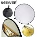 NEEWER® 32" (80cm) Collapsible / Portable Photographic Lighting Disc Reflector for Studio or On-Site Use - Translucent, Gold, Silver, White & Black w/ BAG!