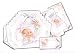 12 Baby Shower Bomboneiras, Ribbons, Party Favors, and Invitations with Envelopes - Baby Girl, in Spanish