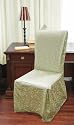 Furniture online: Natasha-Dining Chair Slipcover-Parson Chair -Taupe