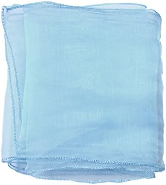 Homeaholic Branded Organza Fabric Wedding Sash Chair Sashes Wedding Bows Ties Wedding Decorations Pack of 10 PCS - Sky Blue - 7''by108''