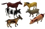 Idena 4329902 - Farmtiere im Beutel groß circa 15 cm