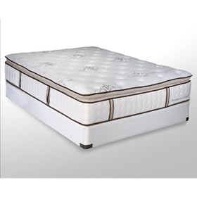 Stearns and Foster Russell Square Luxury Firm Euro Pillow Top Mattress Set King