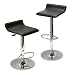 Winsome 93329 Air Lift Faux Leather Stool Black w/Chrome (Set of 2)