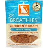 Catswell Breathies with Mint and Parsley Chicken Breast Cat Treats (2-oz resealable bag)