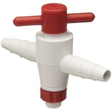 Bel-Art Scienceware PTFE 2 Way Stopcock