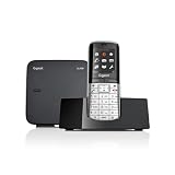 Gigaset SL400 High End Schnurlostelefon (4,6 cm (1,8 Zoll) TFT-Farbdisplay, USB-Anschluss, Bluetooth) metall / schwarzvon "Gigaset"