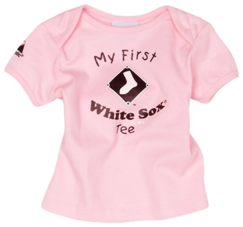 MLB Infant/Toddler Girls' Chicago White Sox Pink My First Tee (3-6 Months)