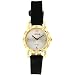 Lorus Ladies Black Velvet Gold Case Watch