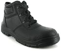 Tradesafe "Brazil" Men's Lace Up Steel Toe Cap Safety Boots - Black