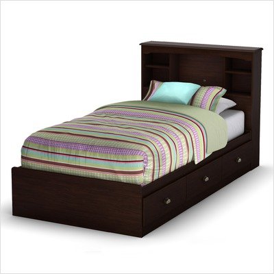 Willow Twin Size Mate's Bedroom Set in Havana (5 Pieces)
