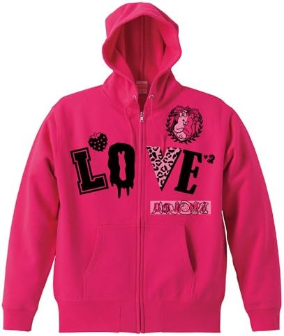 Danganronpa 1.2 Monomijippu Hoodie Tropical Pink Size: L