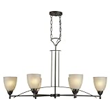Forte Lighting 2423-06-32 6 Light Indoor Oval Chandelier