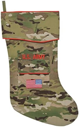 Army Christmas Stocking Camouflage Fabric