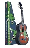 Produkt-Bild: Konzert- Kindergitarre 1/2 Gr&ouml;&szlig;e mit Dinosaurierbild f&uuml;r Kinder von 6 - 10 Jahre