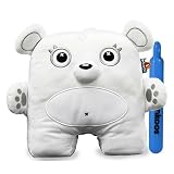 Inkoos Mini Plush Bear with Marker - White