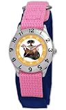 Disney Kids' WALL-E Time Teacher Pink Velcro Watch #D056S503